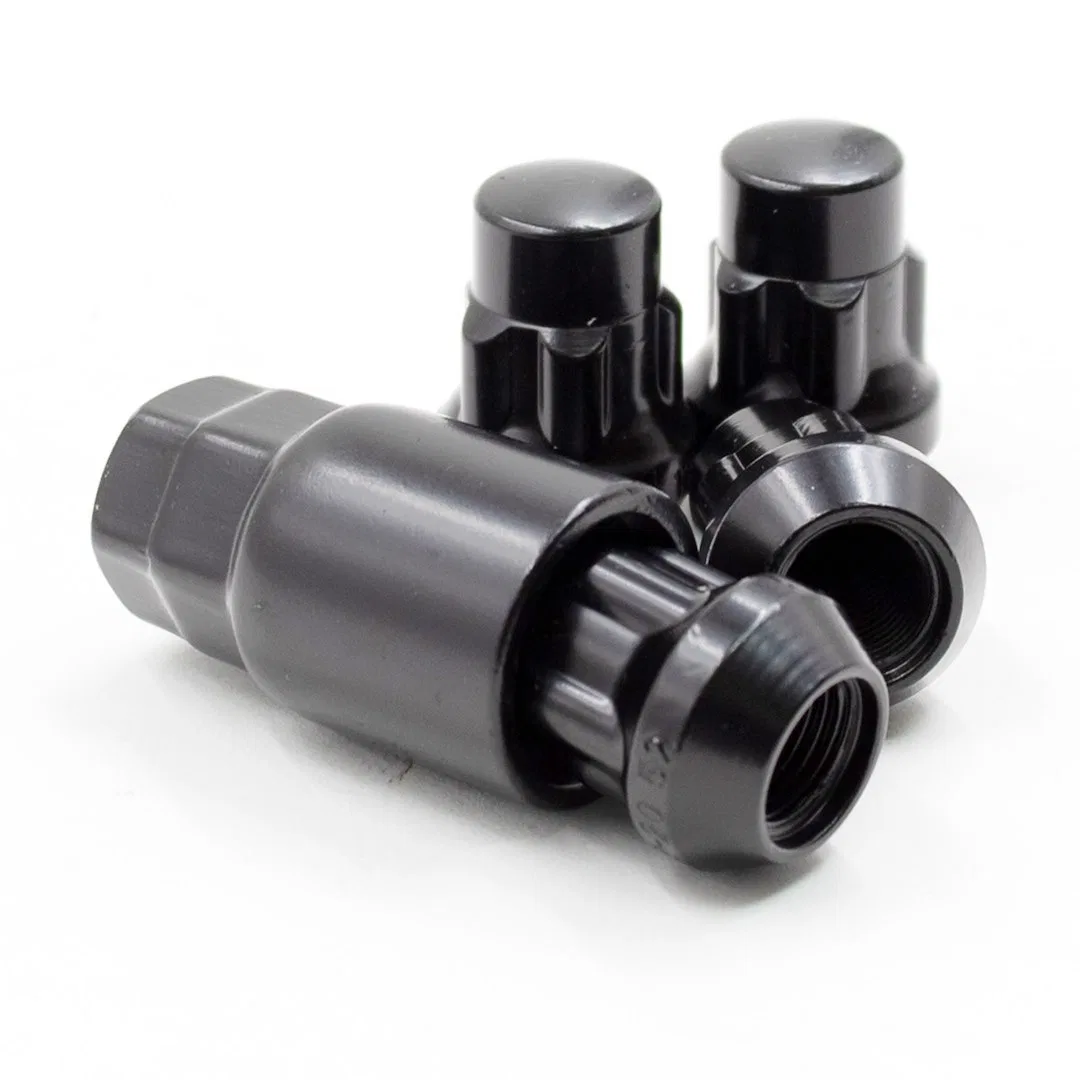741145BLK – REVOLUTION Wheel Lock, Lug Nut Lock 12 Millimeter x 1.5 Thread Size 60 Degree Conical Bulge Acorn 1.26 In...